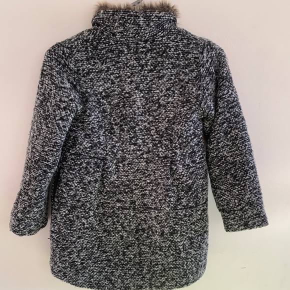 Grey wool coat - Picture 2 of 2